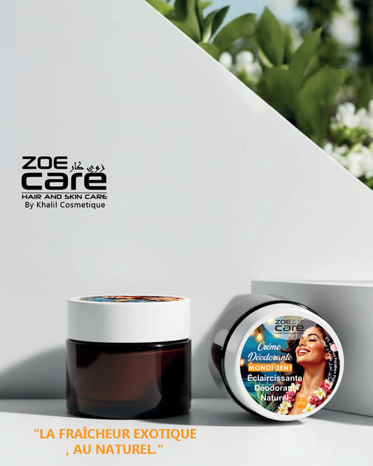 crème déodorante Monoï 50gr Zoe care