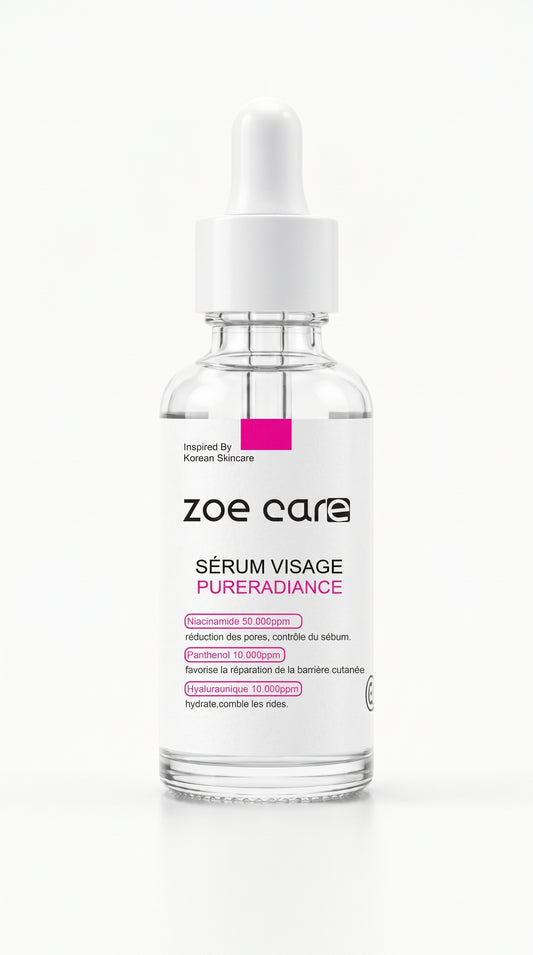 Sérum Visage Niacinamide 5% Panthénol 1% Acide hyaluronique % 30ml