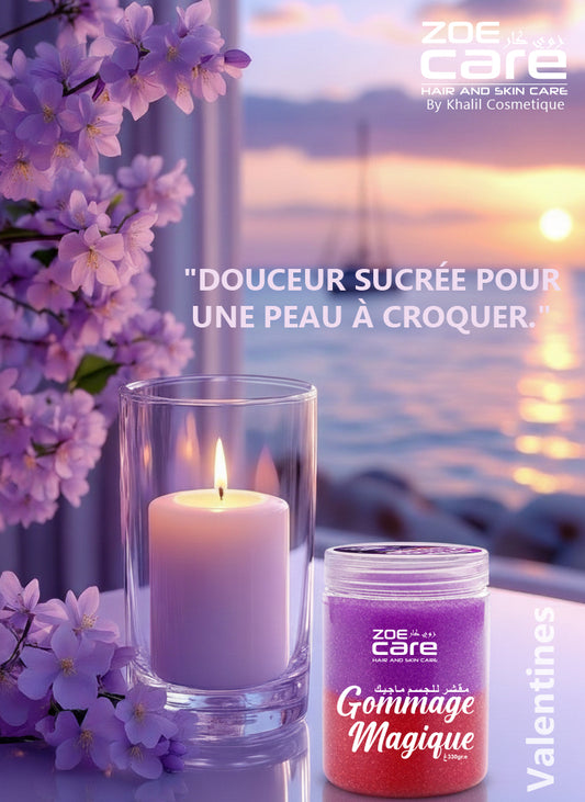 Gommage au sucre  Valentines 350gr Zoe care